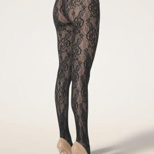 Wolford Infinite Rose Net Black